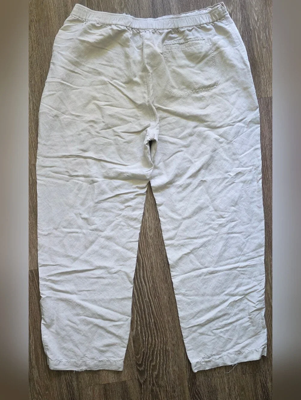 Men's Casual Drawstring Pants - Cream Cubavera XL